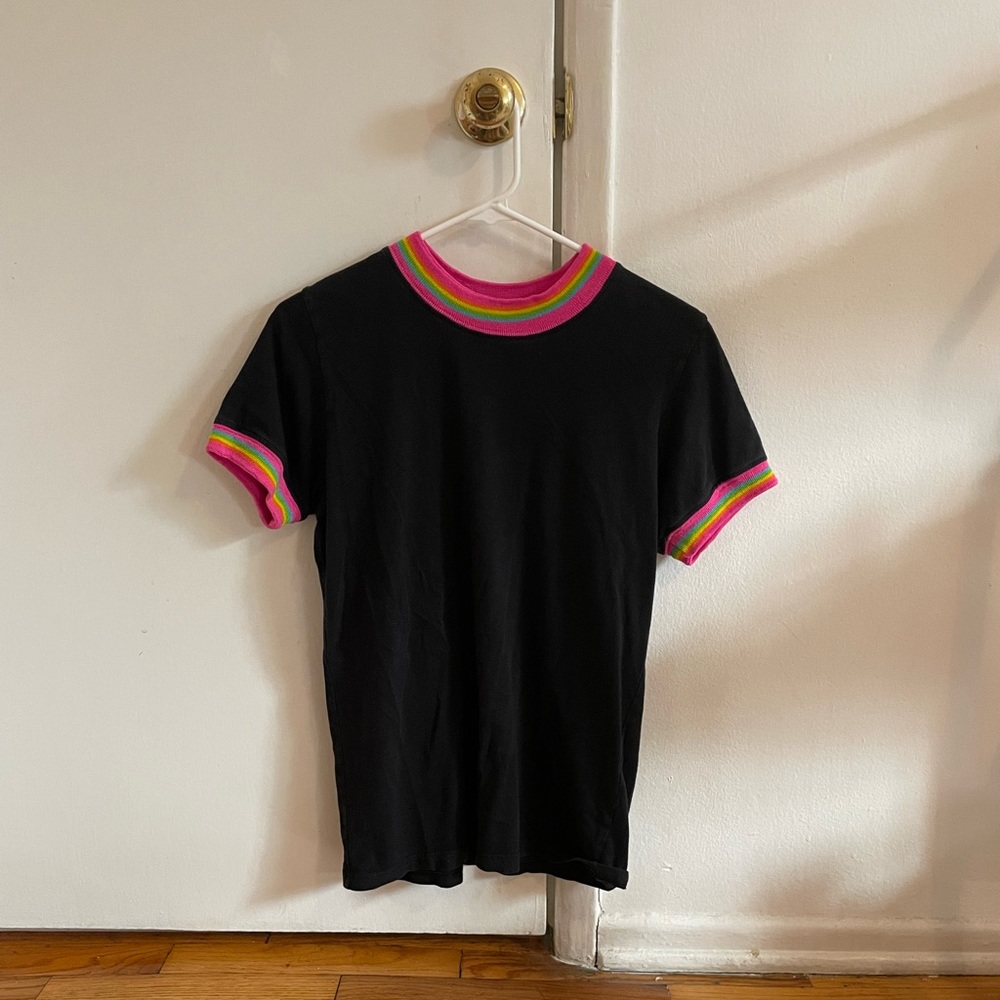 Big Bud Press Rainbow Neck Tee